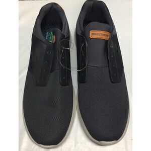Skechers Men's Delson Shoe Air Cooled Memory Foam Comfort Navy SIZE 12